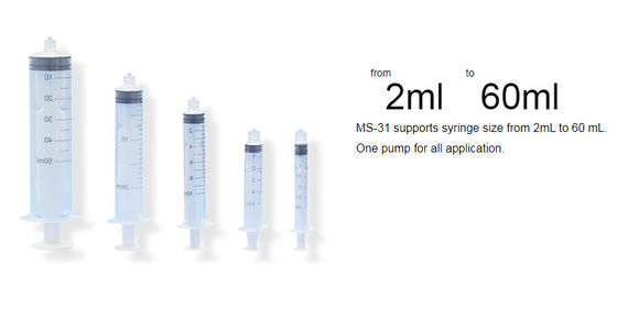 2ml-60ml ISO13485 의료용 주사기 펌프